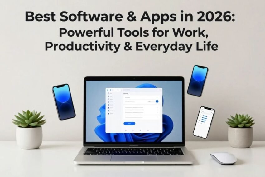 Best Software & Apps in 2026: Powerful Tools for Work, Productivity & Everyday Life